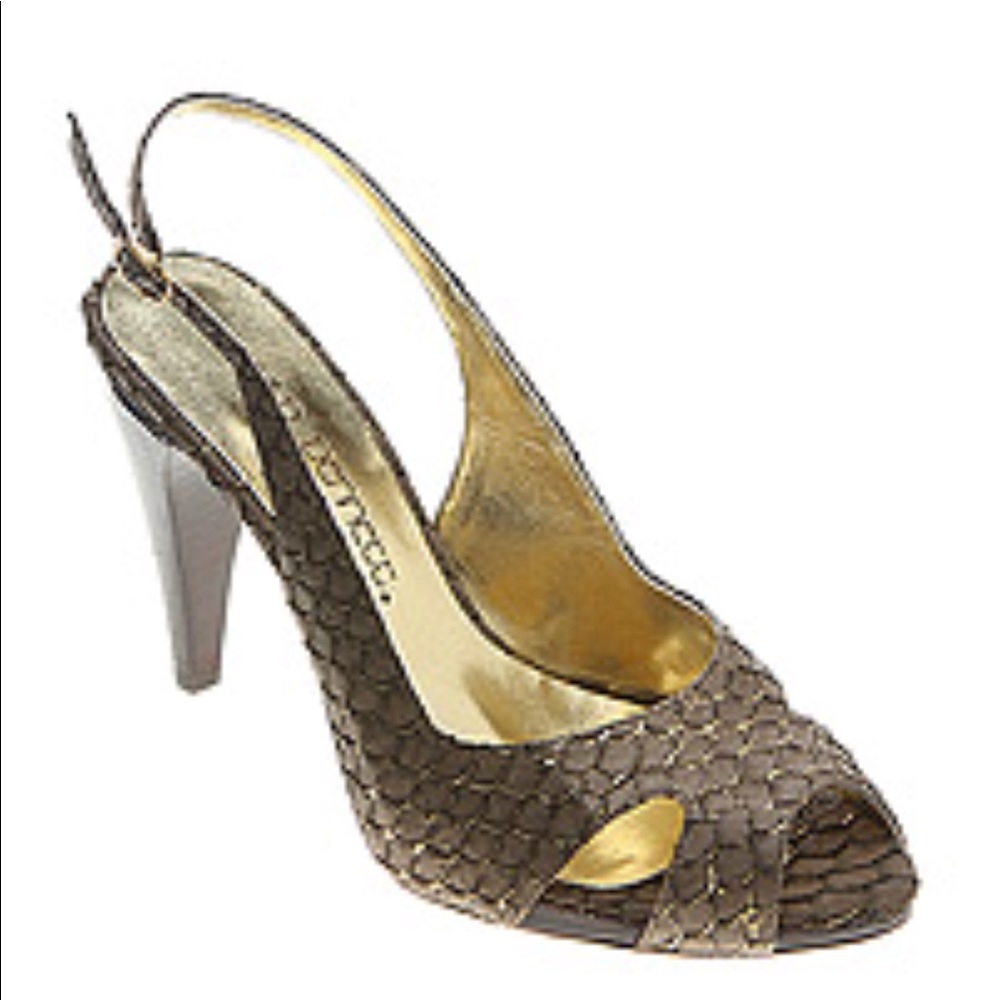 JESSICA BENNETT~Jive Peep-toe Slingback Pumps~10